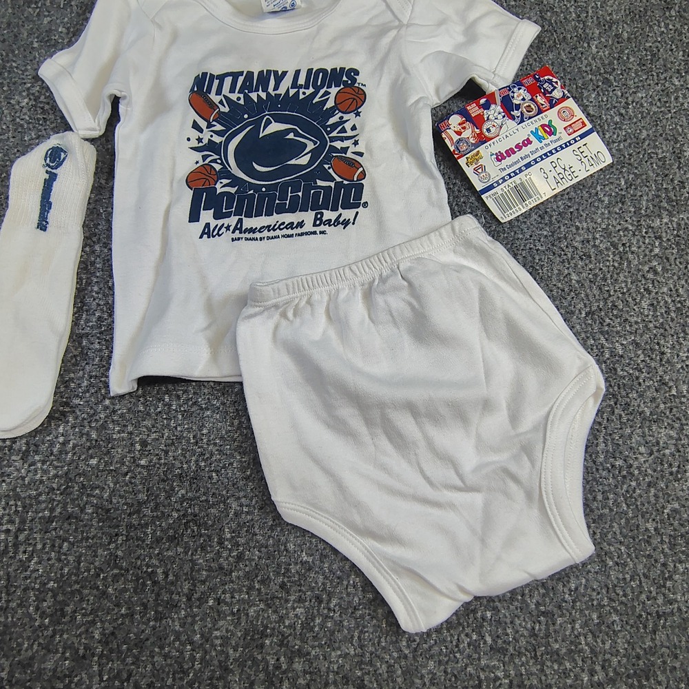 Vintage Penn State 3 PC set 24 months NWT - Picture 4 of 5